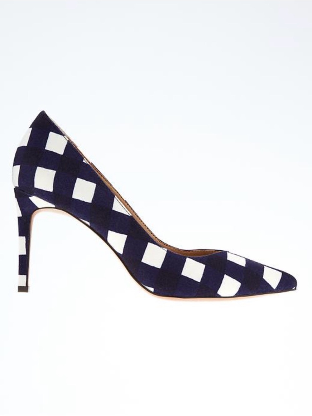 Banana Republic MADISON 12-HOUR PUMP in Midnight Gingham